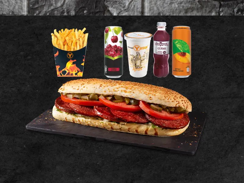 Patatesli Tam Porsiyon Ekmek Arası Sucuk